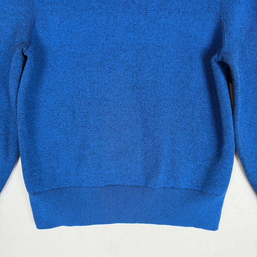 Banana Republic Sweater Womens XS Blue Puff Sleeve Crewneck Knit Pullover - Picture 4 of 12